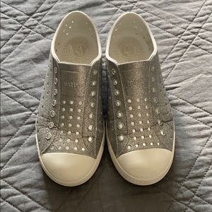 Silver Native shoes size 1